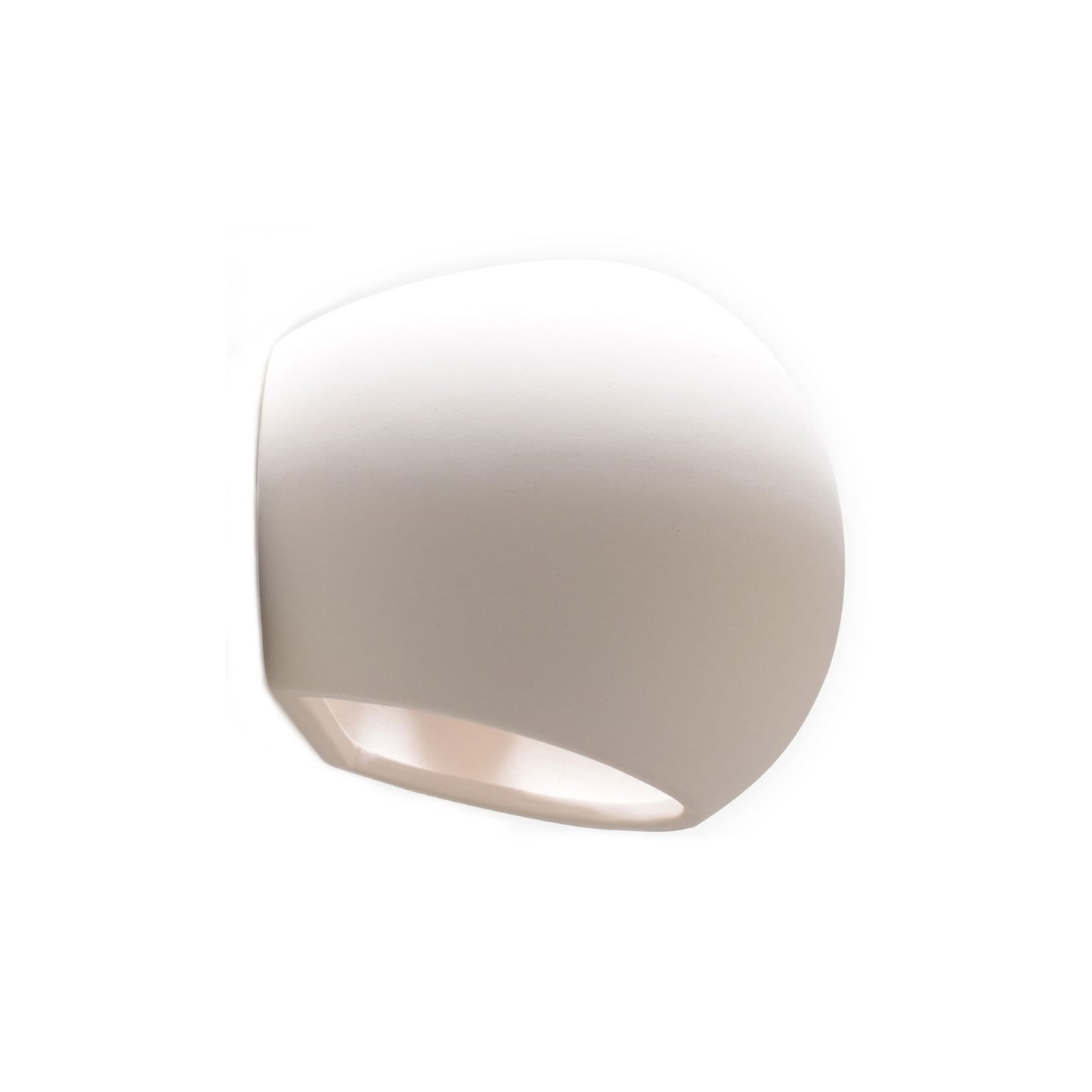 Globe Ceramic Wall Light in White