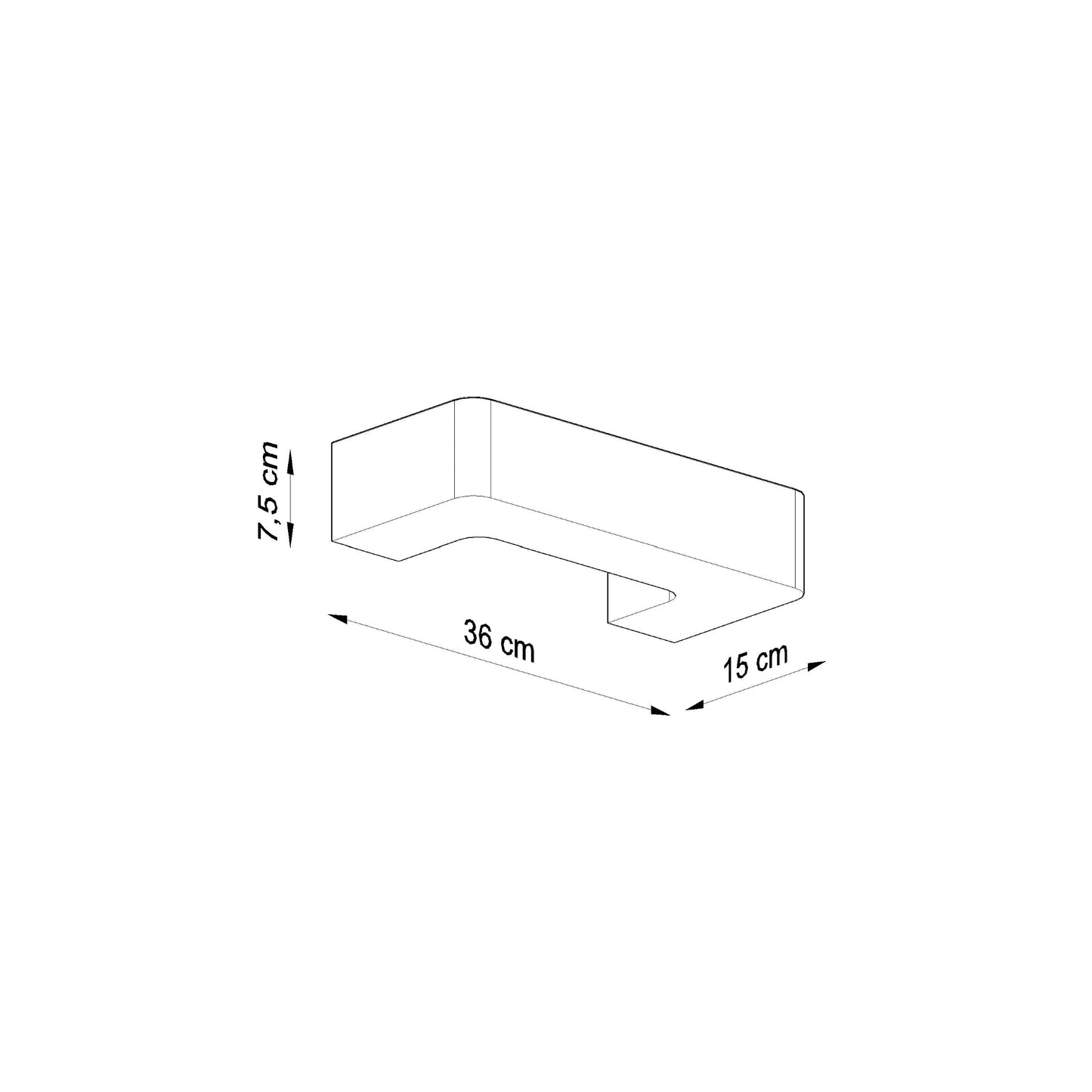 Magnet Ceramic Wall Light in White