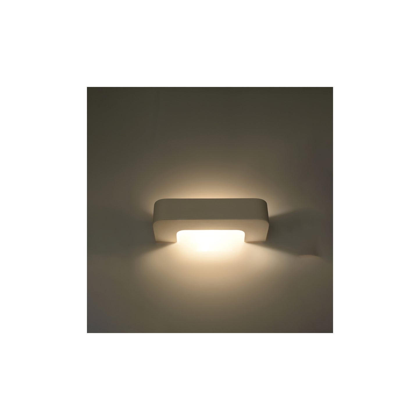 Magnet Ceramic Wall Light in White
