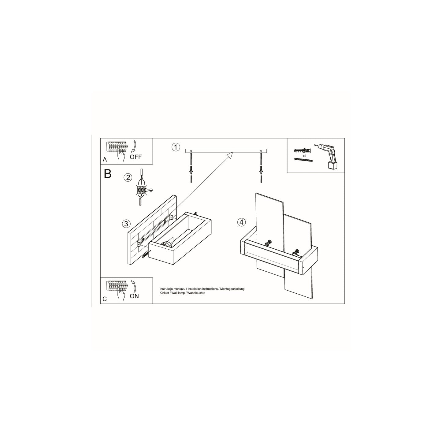 Feniks 1 Wall Light