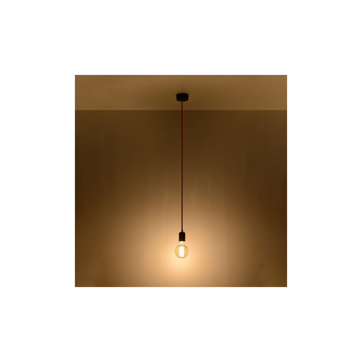 Edison Pendant in Black