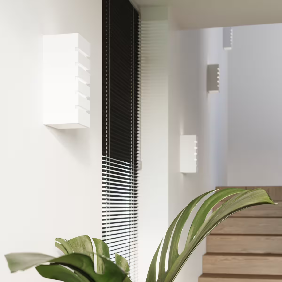 Samir Ceramic Wall Light in White