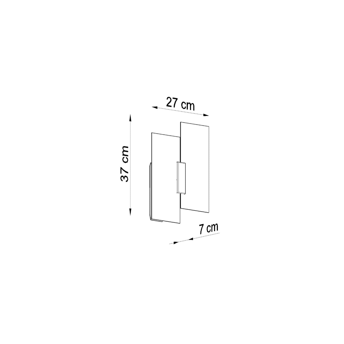 Fabiano Wall Light in Chrome