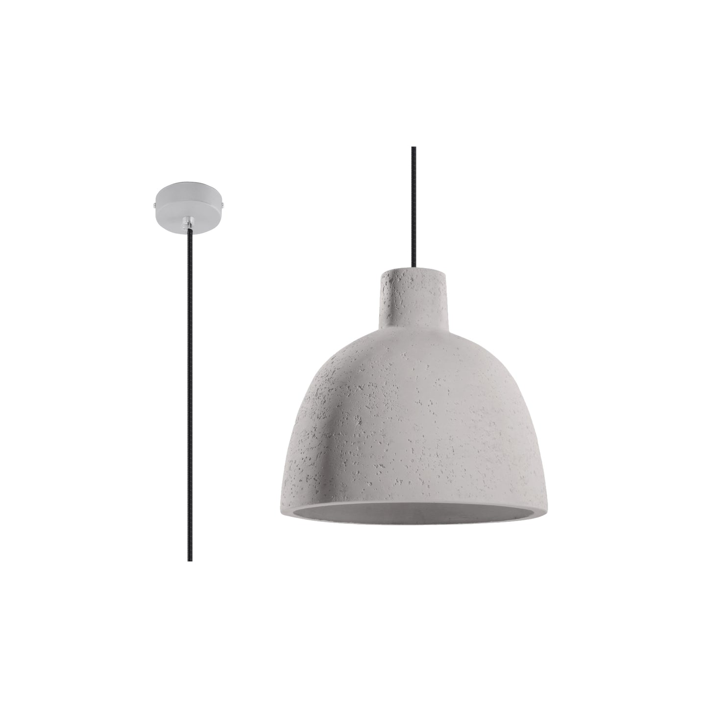 Damaso Pendant in Grey