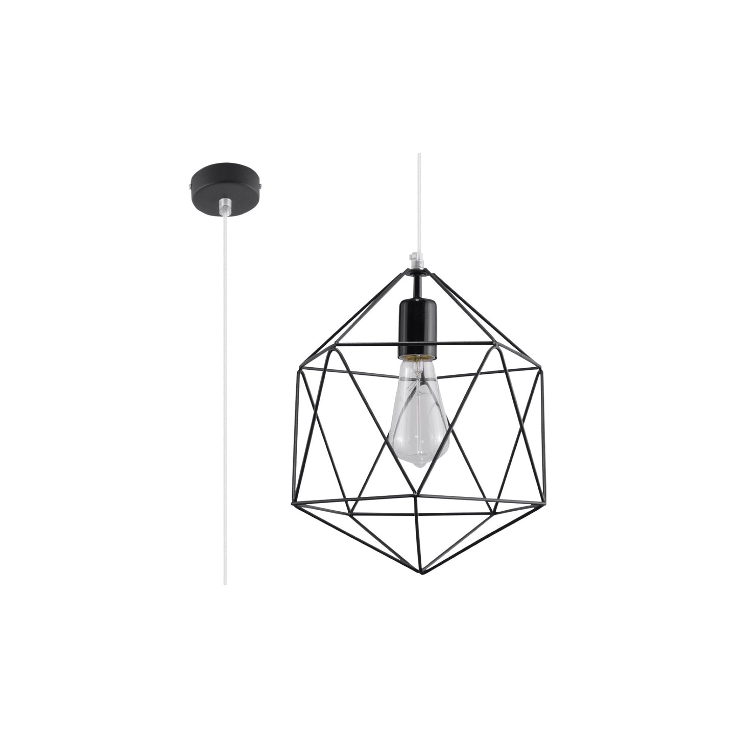 Gaspare Pendant in Black
