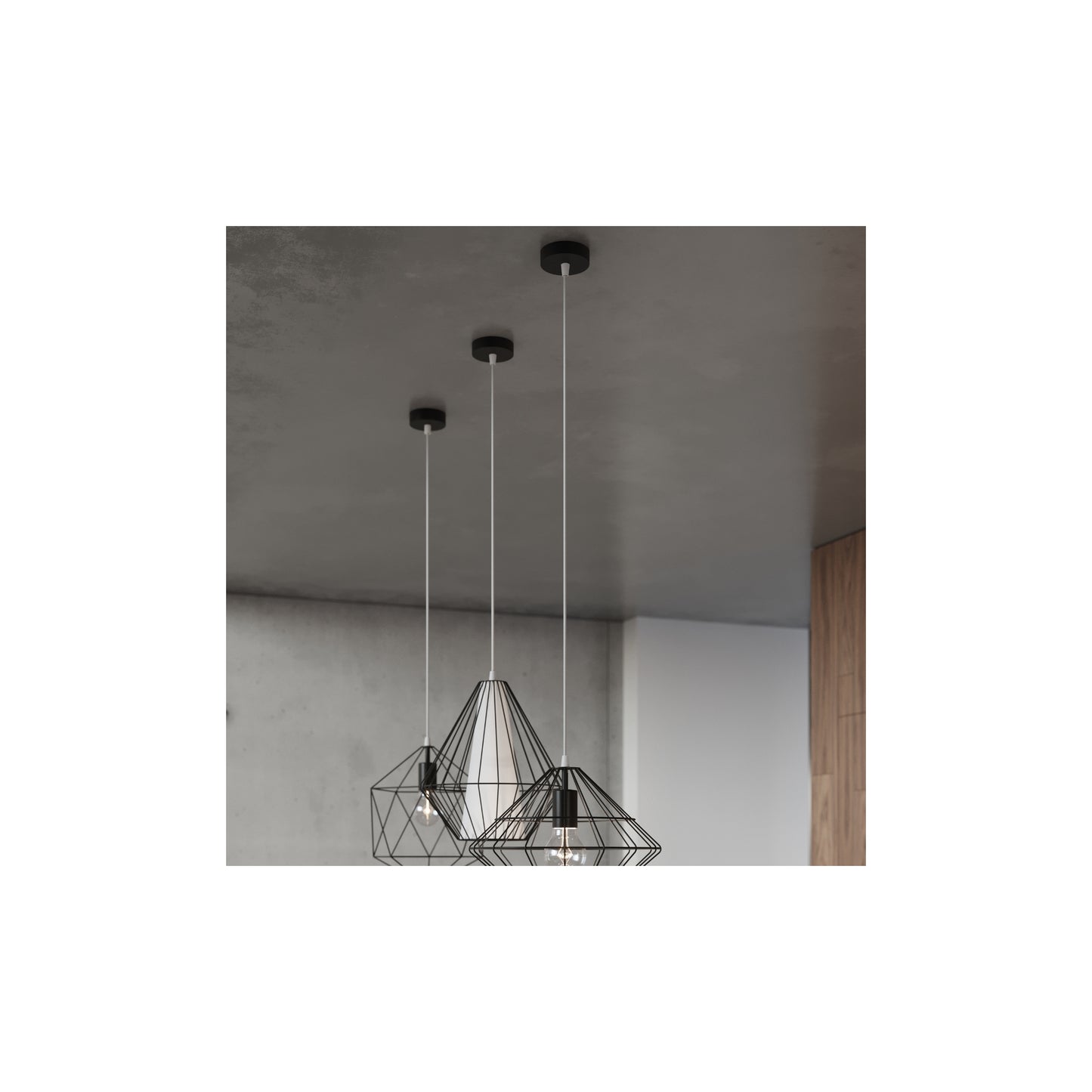 Gaspare Pendant in Black