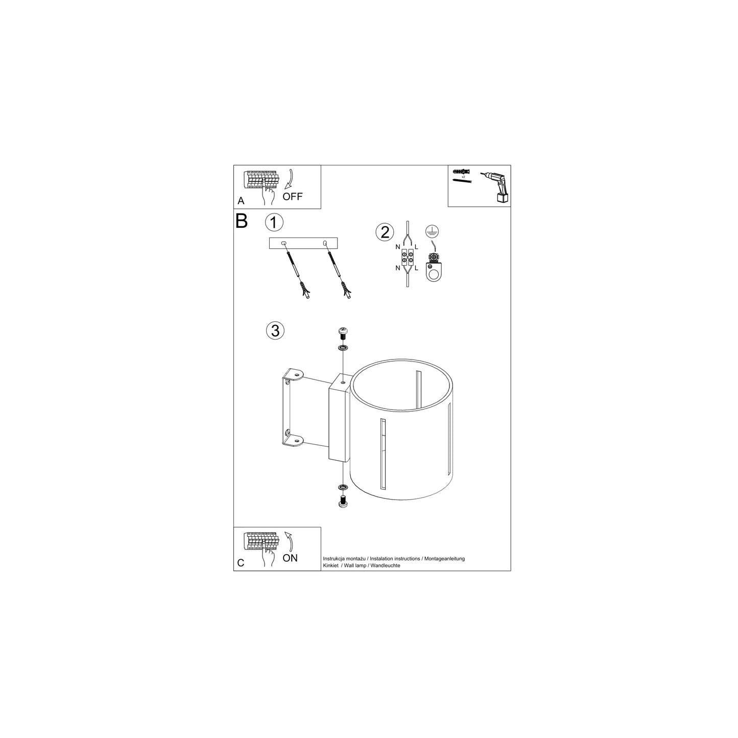 Inez Wall Light