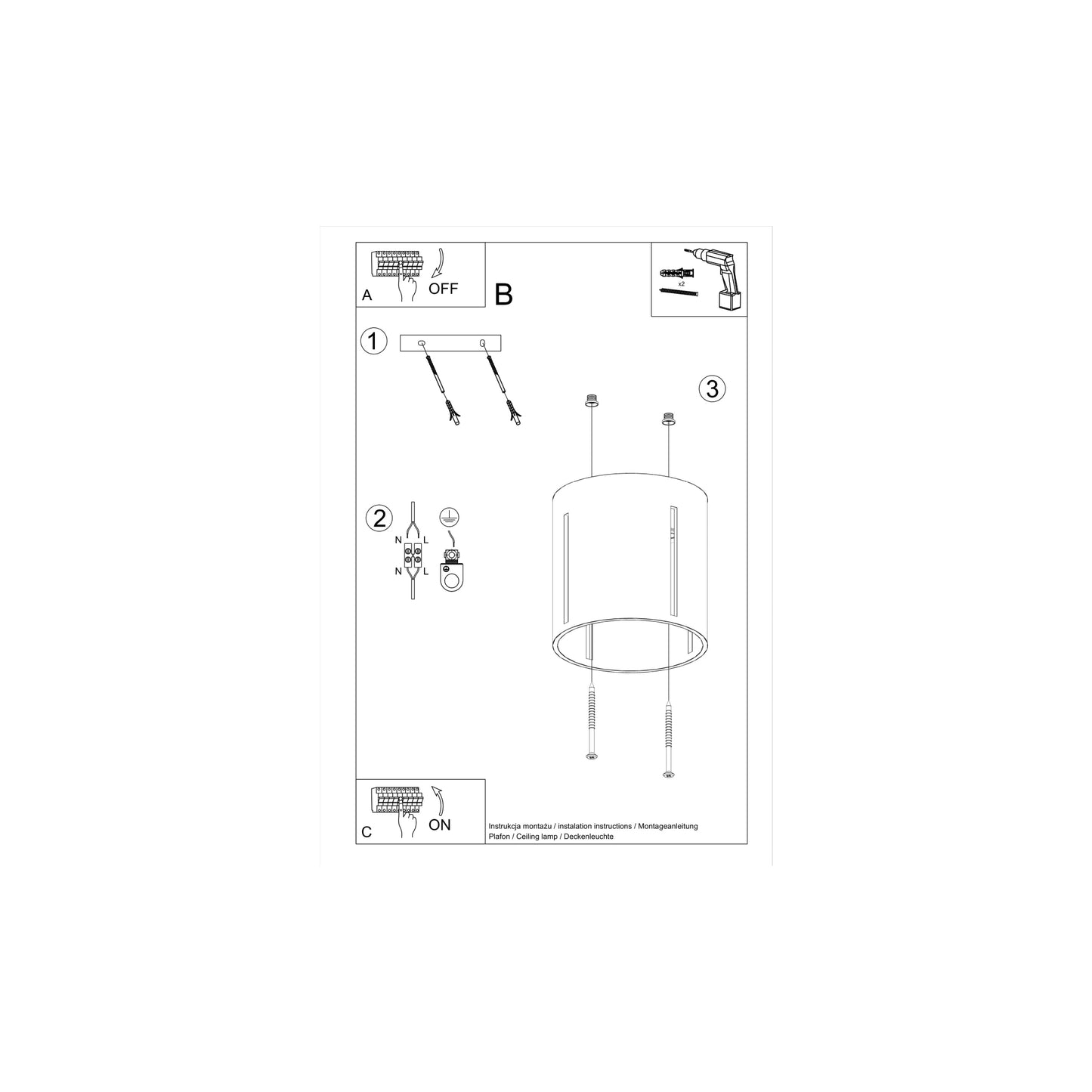 Inez Ceiling Light