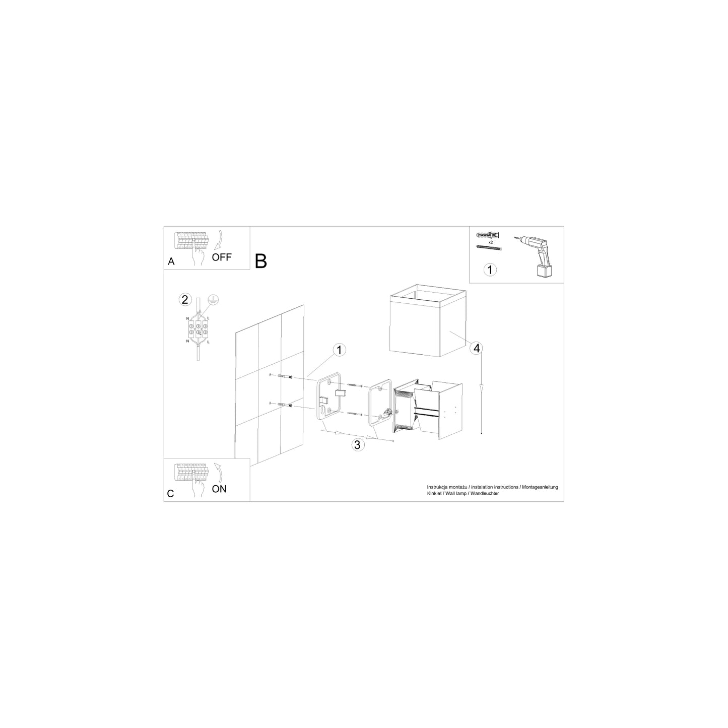 Luca LED Wall Light
