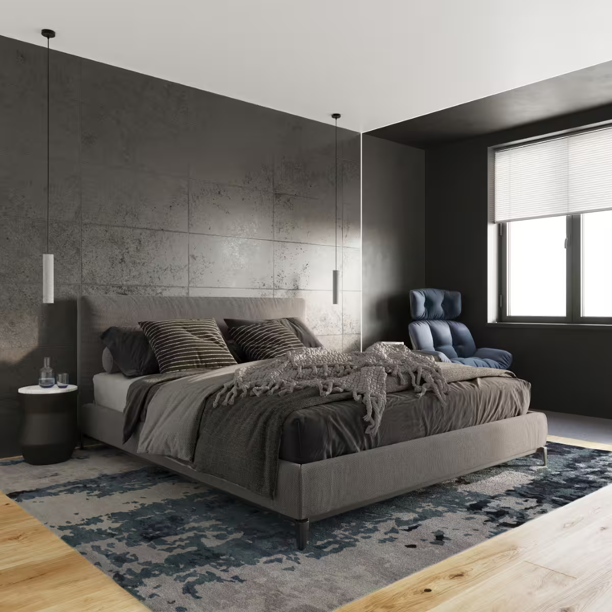 Luvo 2 Pendant in Grey