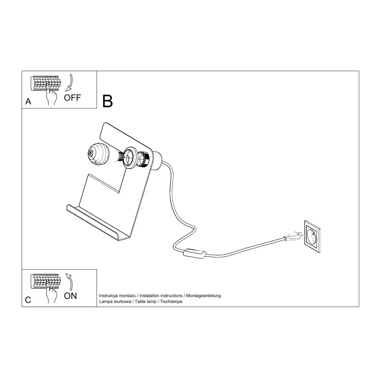 Incline Table Lamp