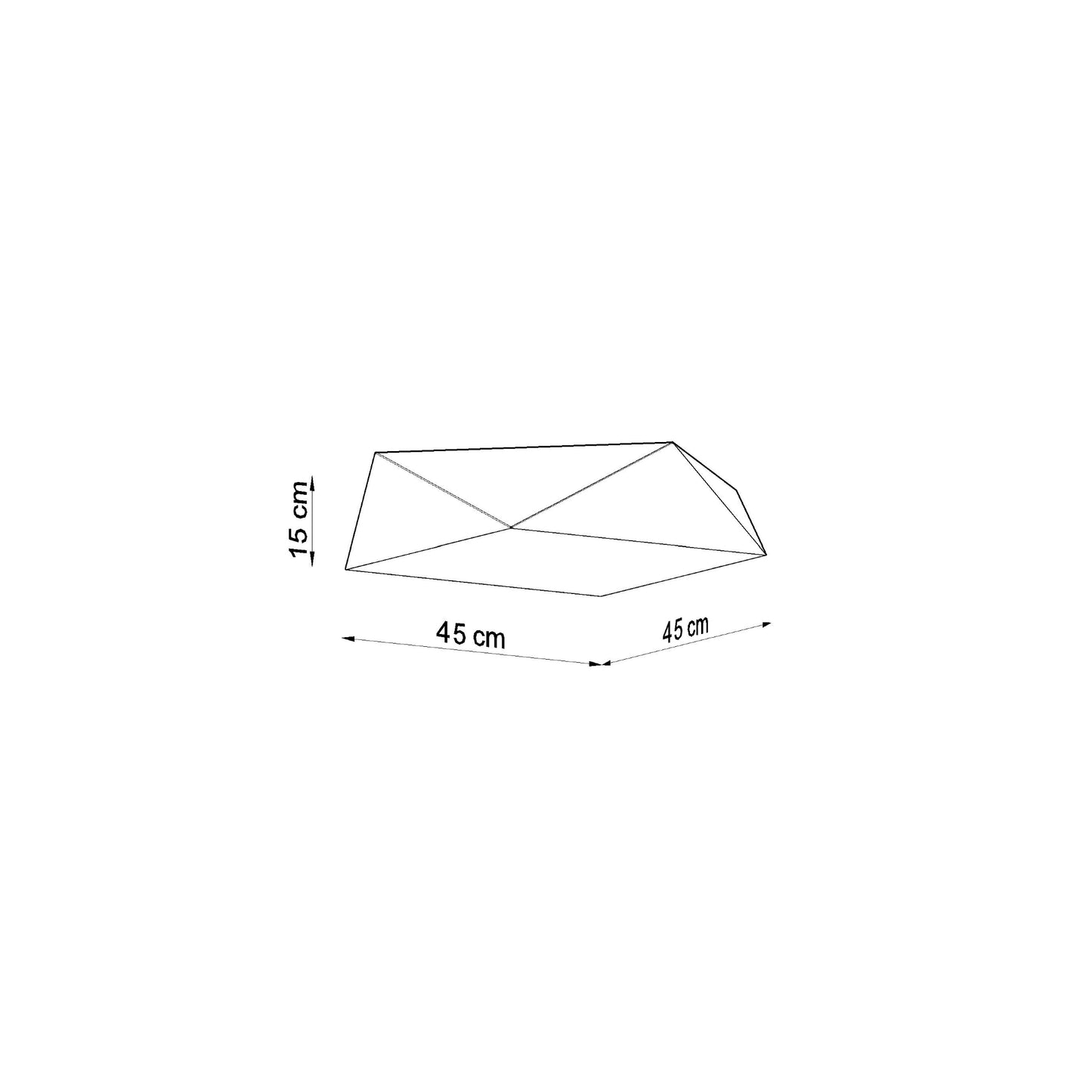 Hexa 45 Ceiling Light