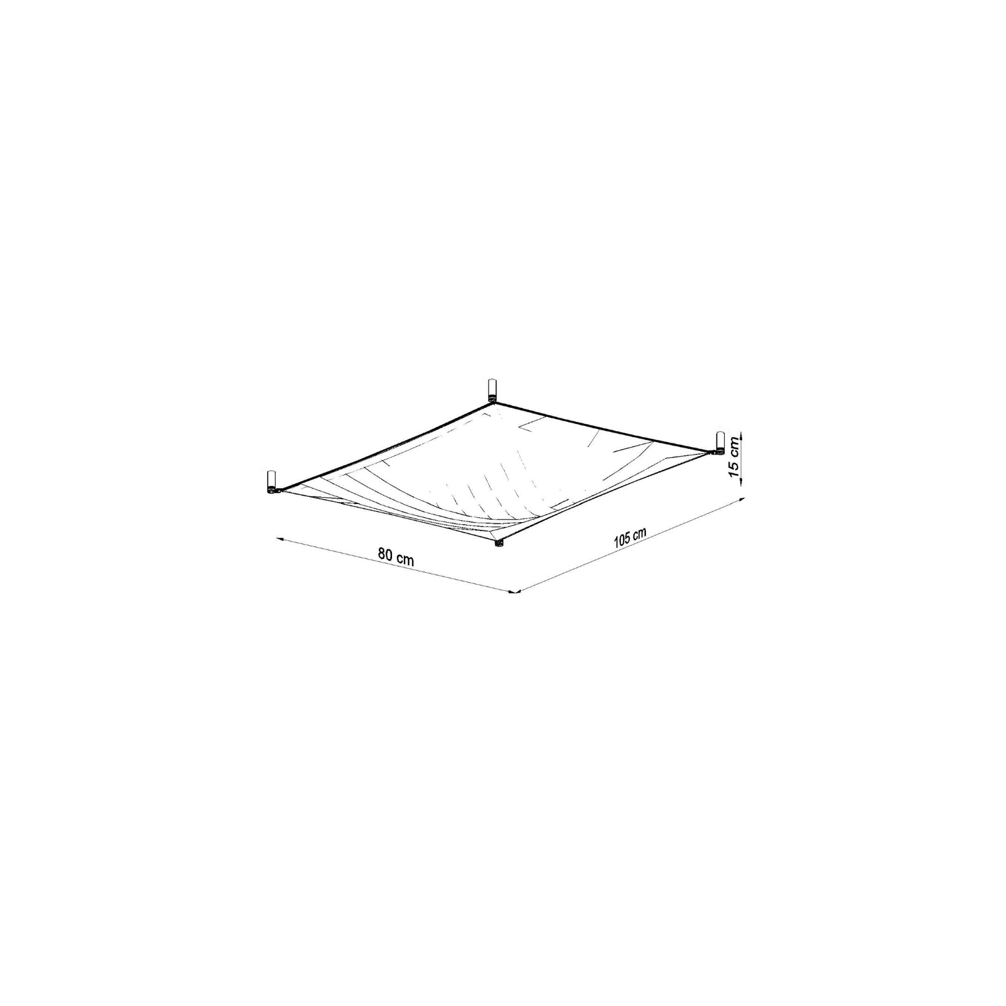 Luna 1 Ceiling Light in White