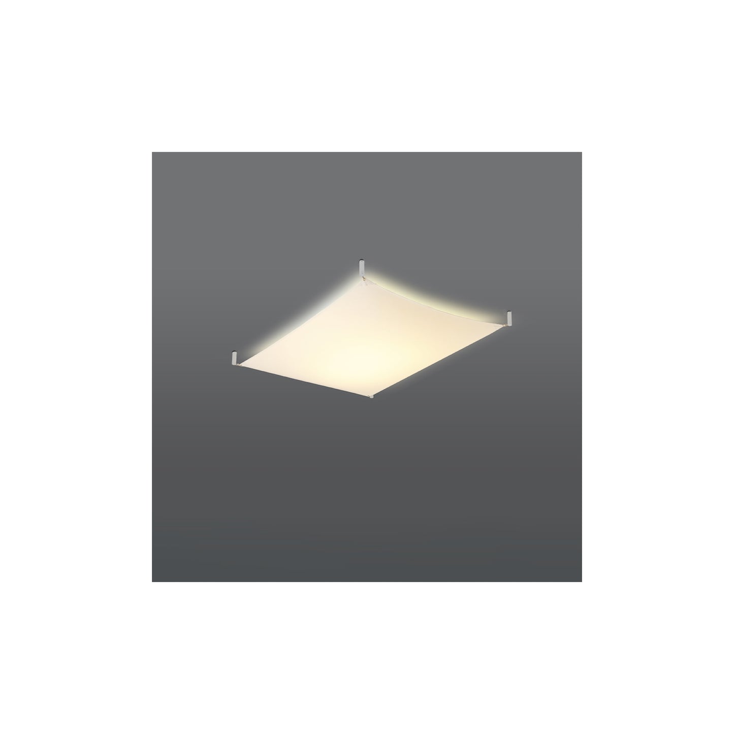Luna 1 Ceiling Light in White