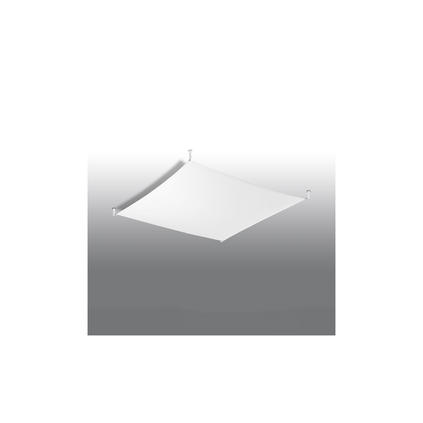 Luna 4 Ceiling Light in White