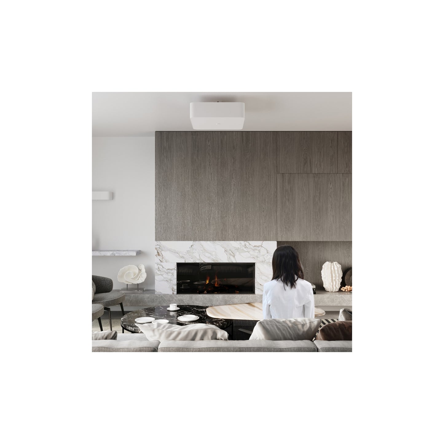 Lokko Wall Light in White