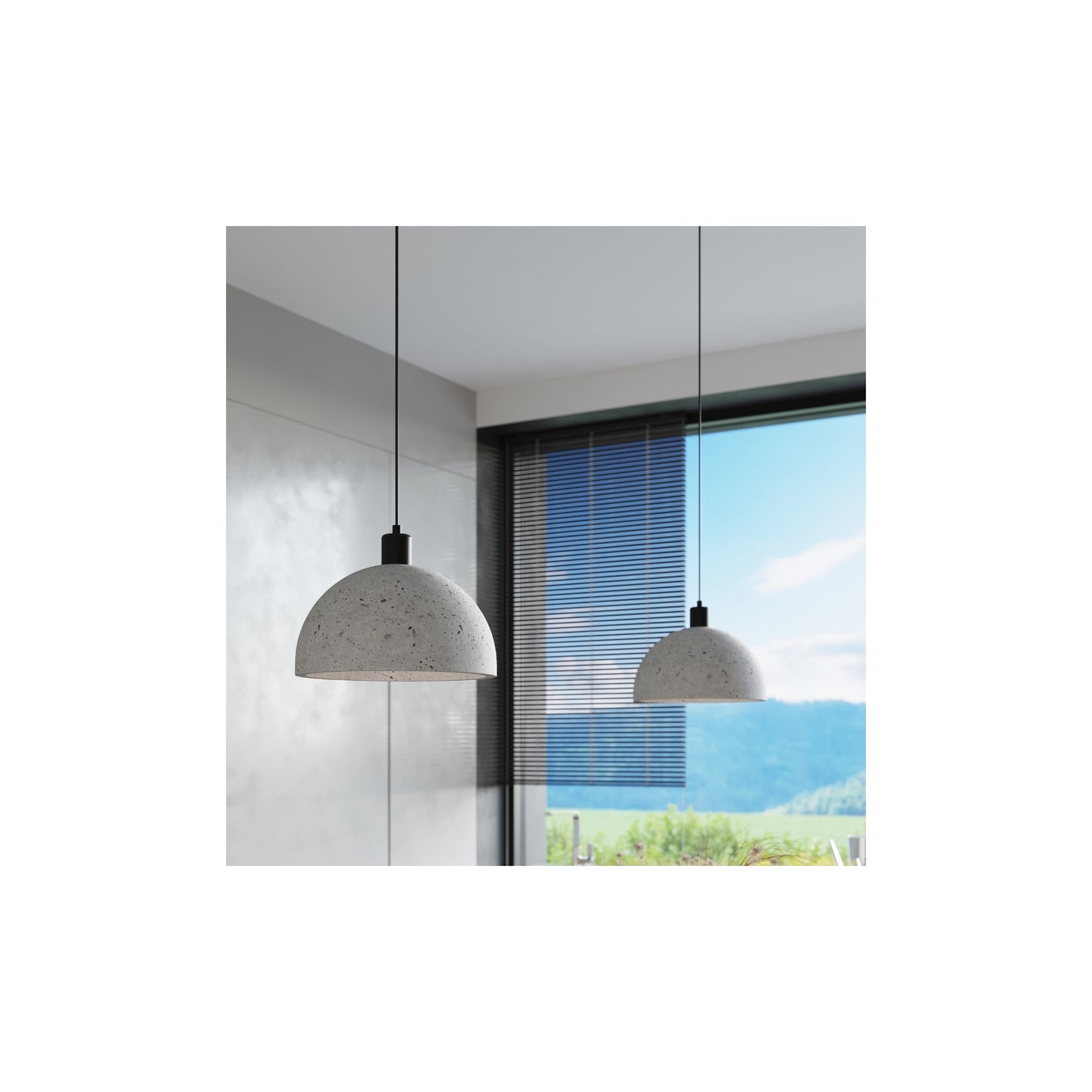 Pablito Pendant in Grey