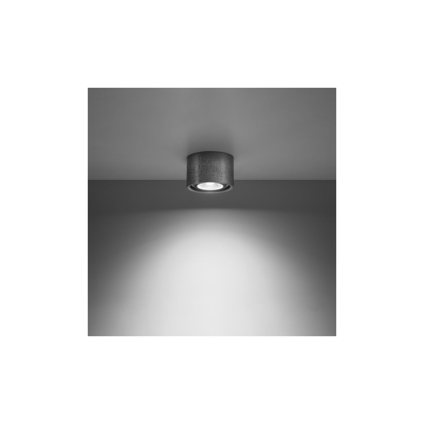 Basic 1 Ceiling Light in Grey
