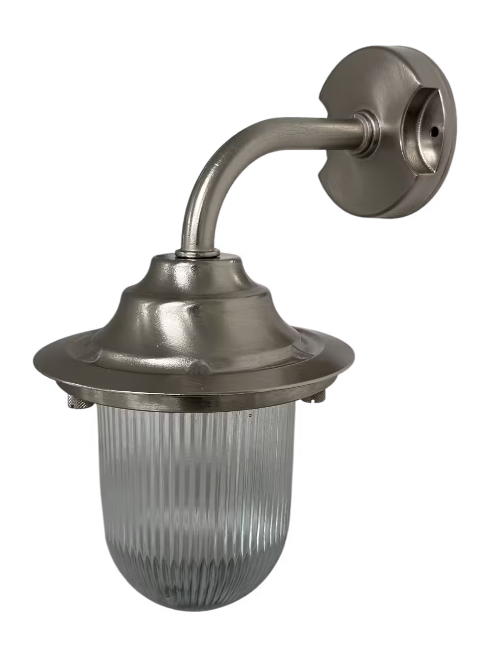 Outdoor Plain Goose Neck Wall Lantern