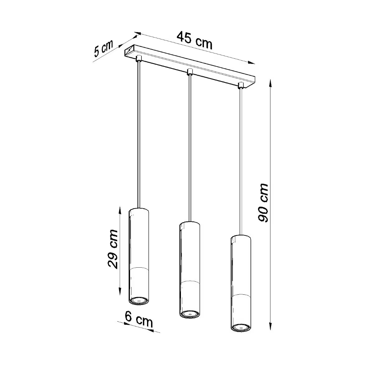 Loopez 3L Pendant
