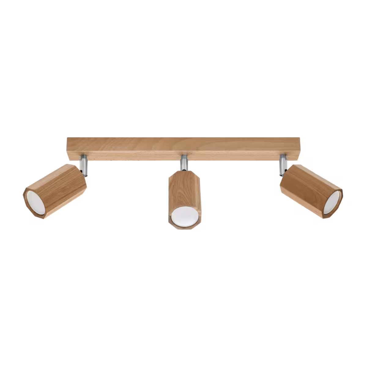 Zeke 3 Ceiling Light in Oak