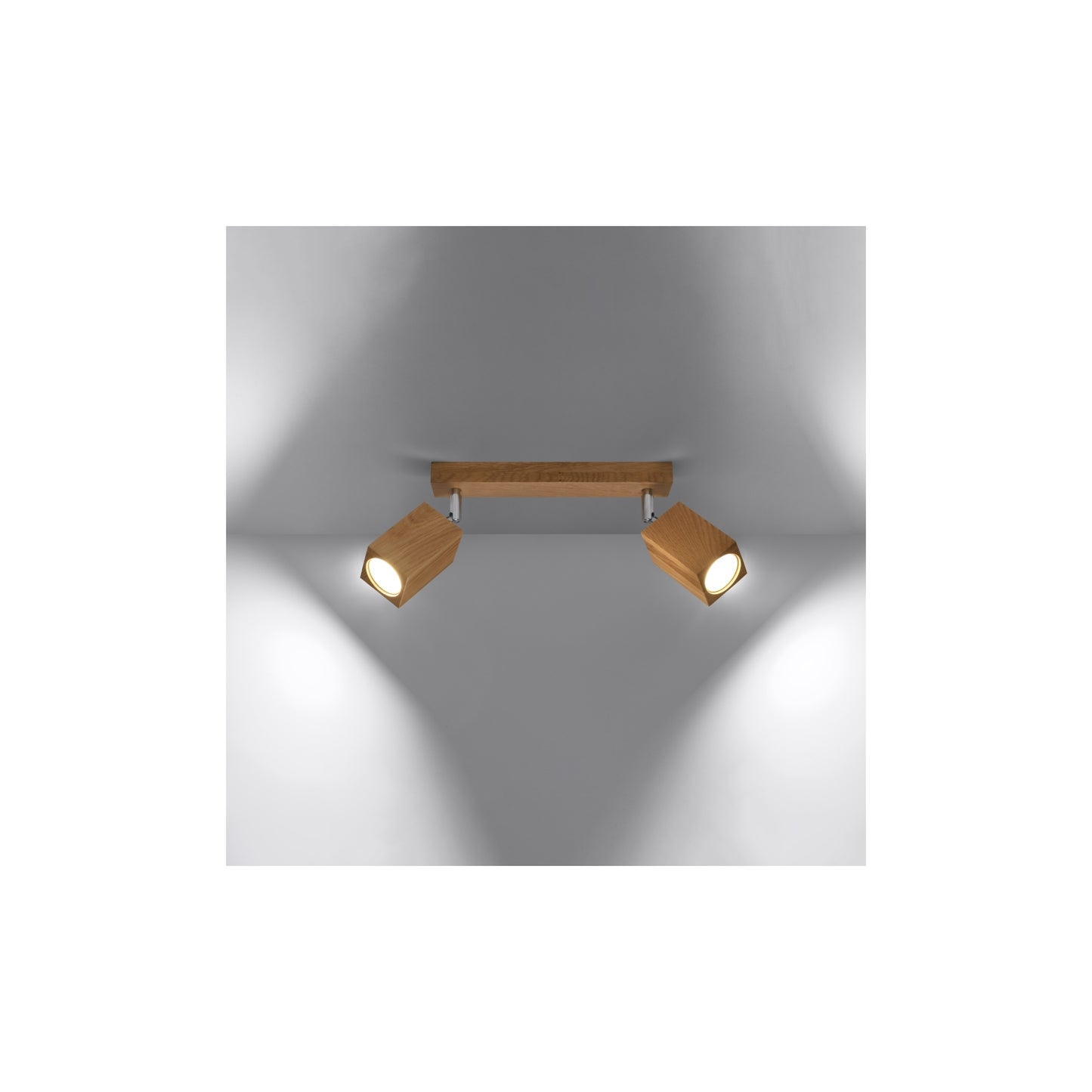 Keke 2 Ceiling Light in Oak