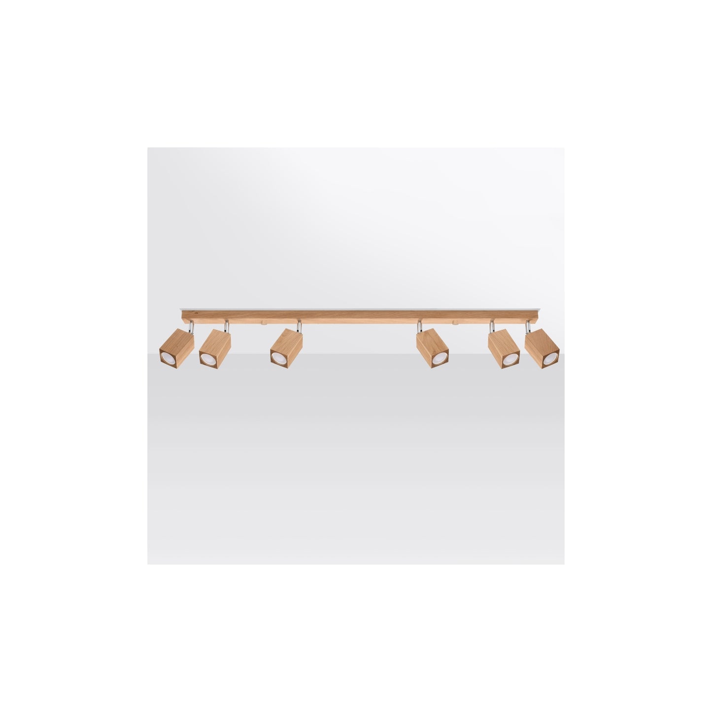 Keke 6 Ceiling Light in Oak