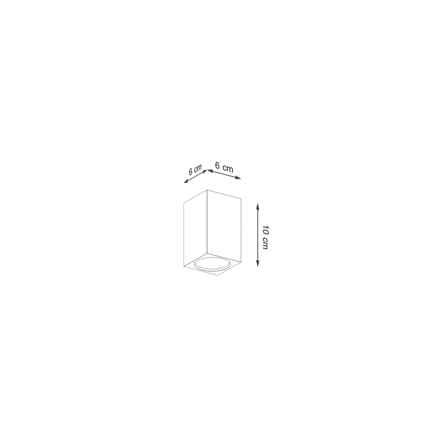 Keke 10 Ceiling Light in Oak