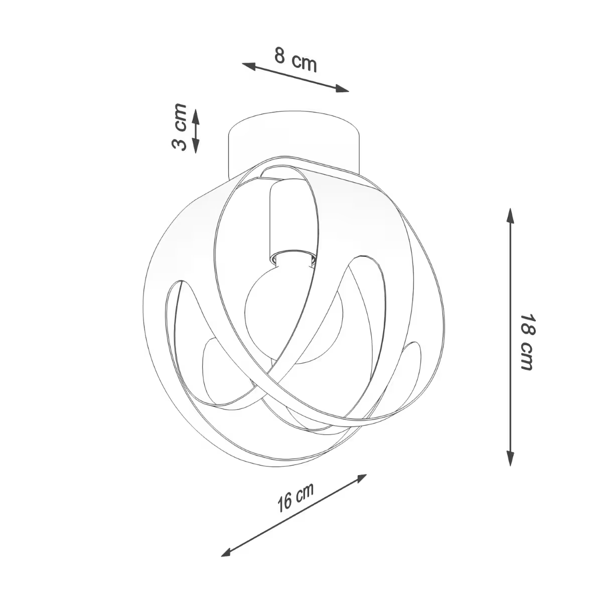 Tulos Ceiling Light