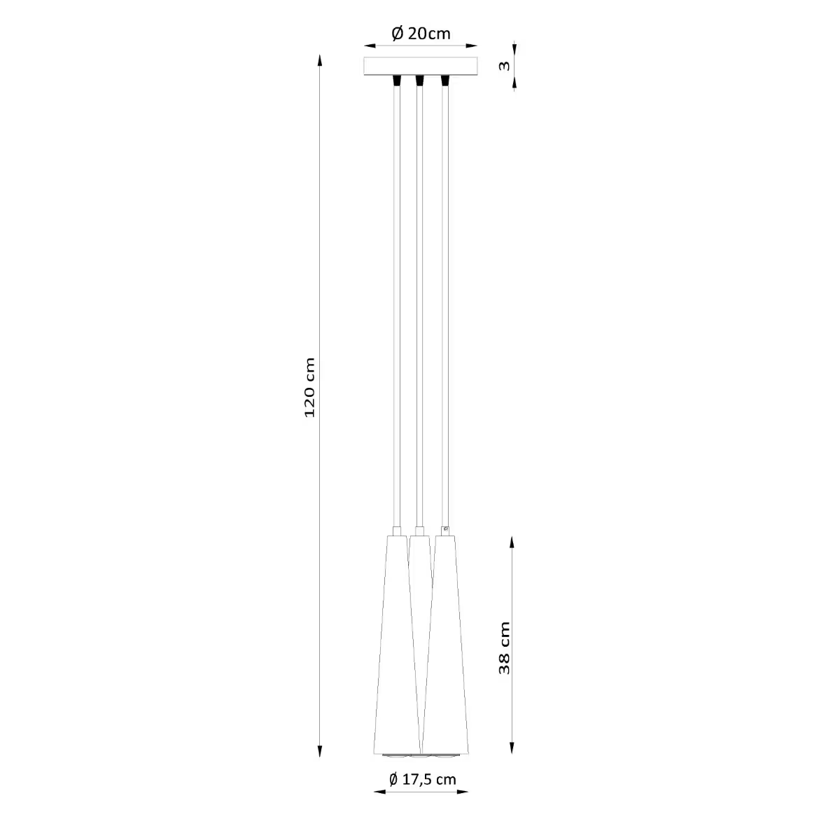 Sula 3P Pendant