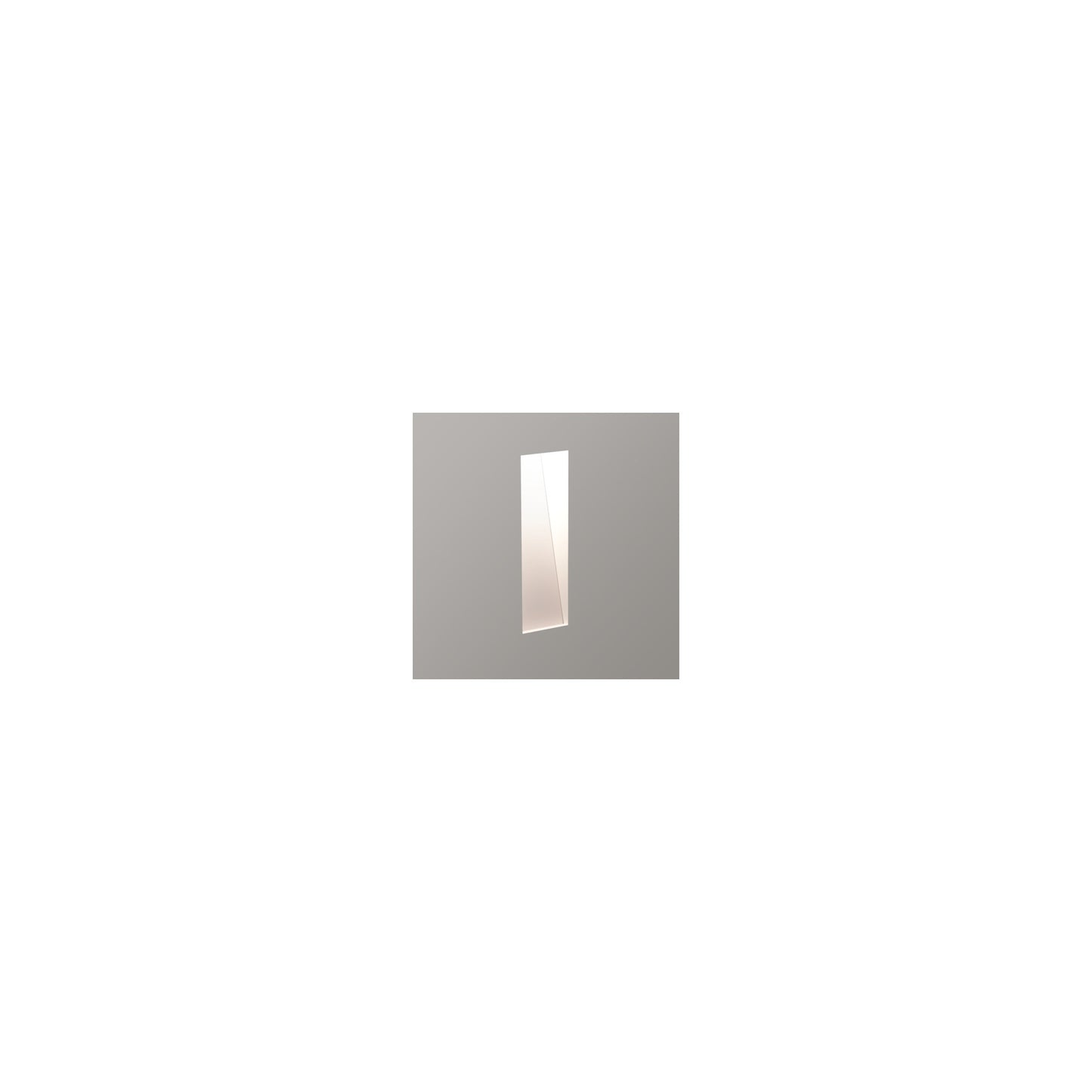 Borgo Trimless 35 Small Matt White LED Wall Recessed