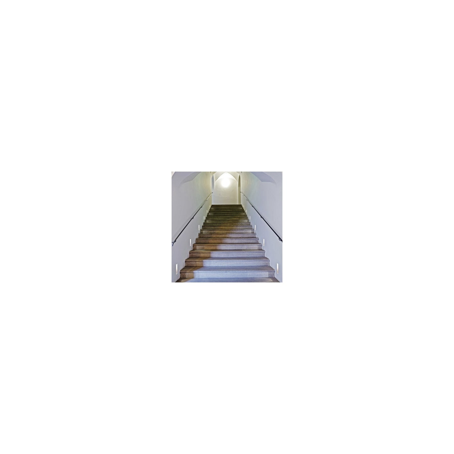 Borgo Trimless 35 Small Matt White LED Wall Recessed
