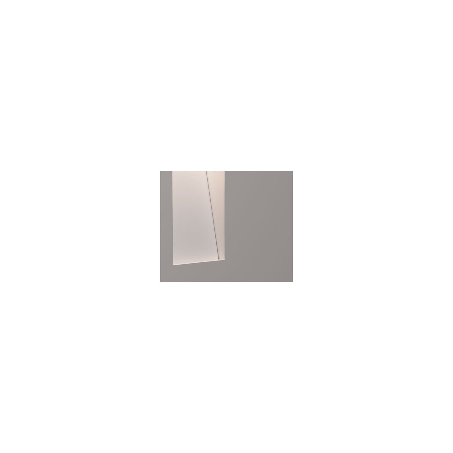 Borgo Trimless 35 Small Matt White LED Wall Recessed