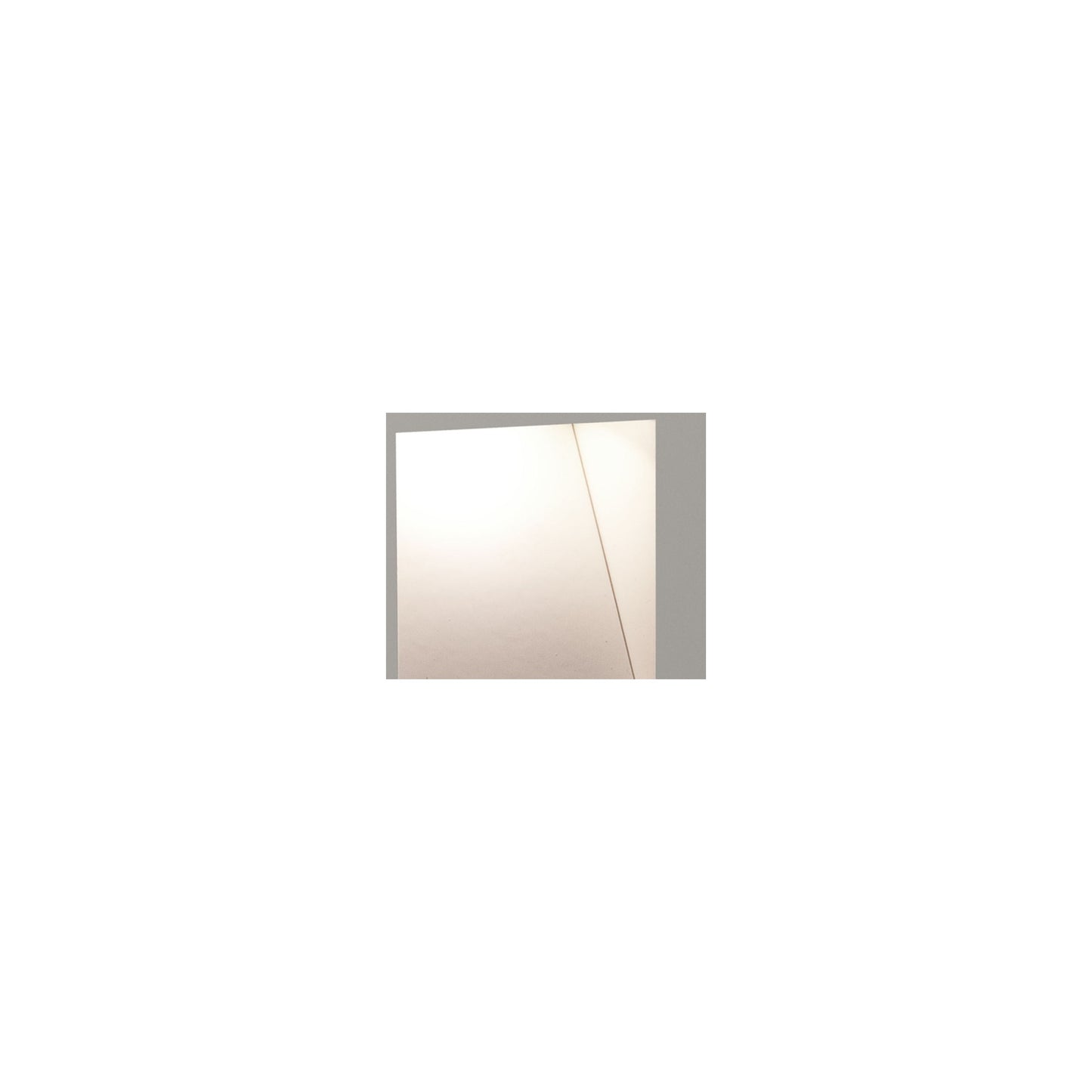 Borgo Trimless 65 Large Matt White Wall Recessed