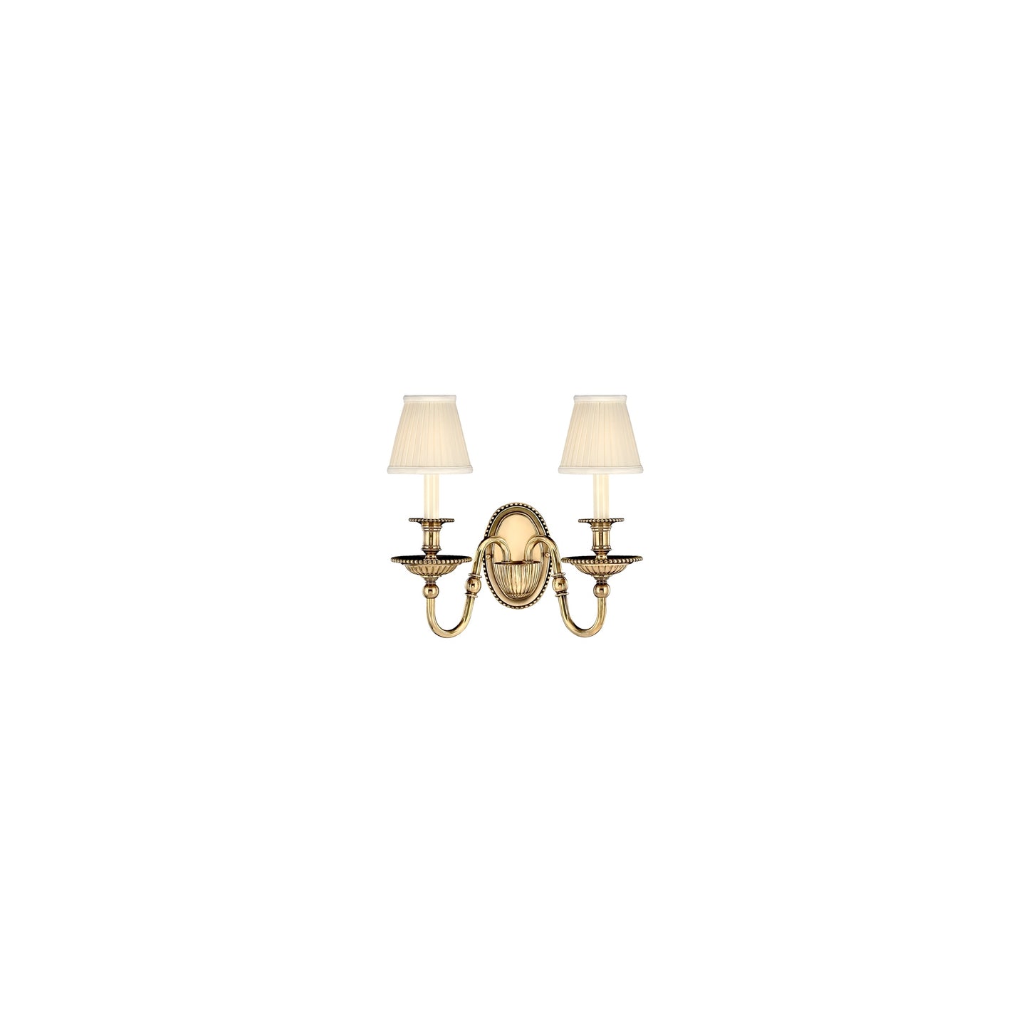 Double Wall Light Solid Brass