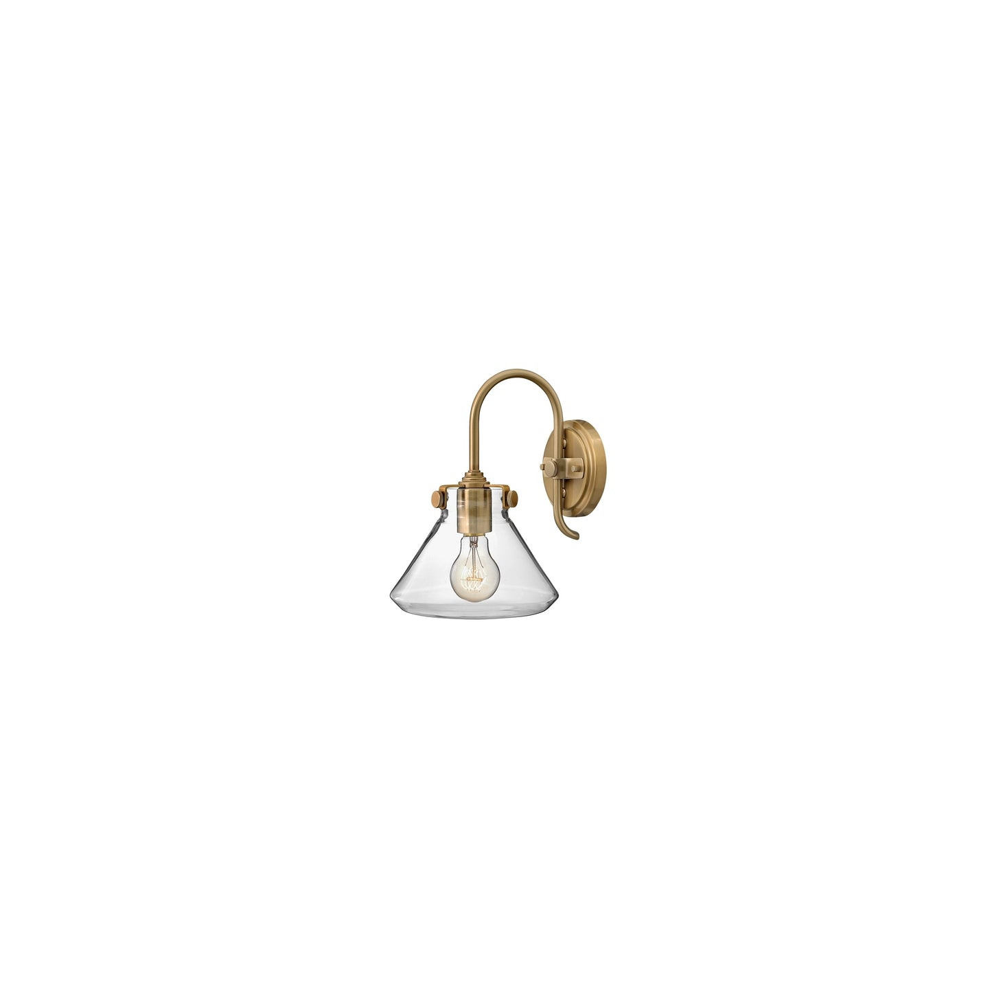Congress Clear Glass Wall Light