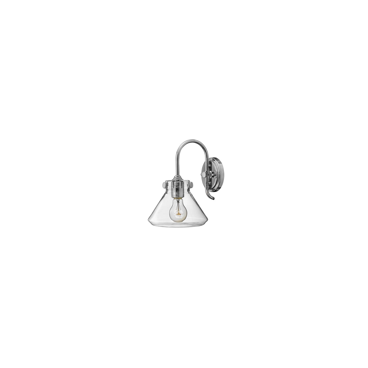 Congress Clear Glass Wall Light