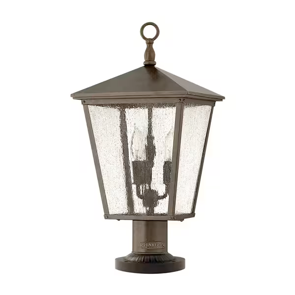 Trellis Three-Light Pedestal