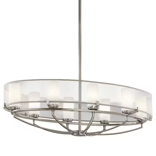 Saldana 8lt Oval Chandelier