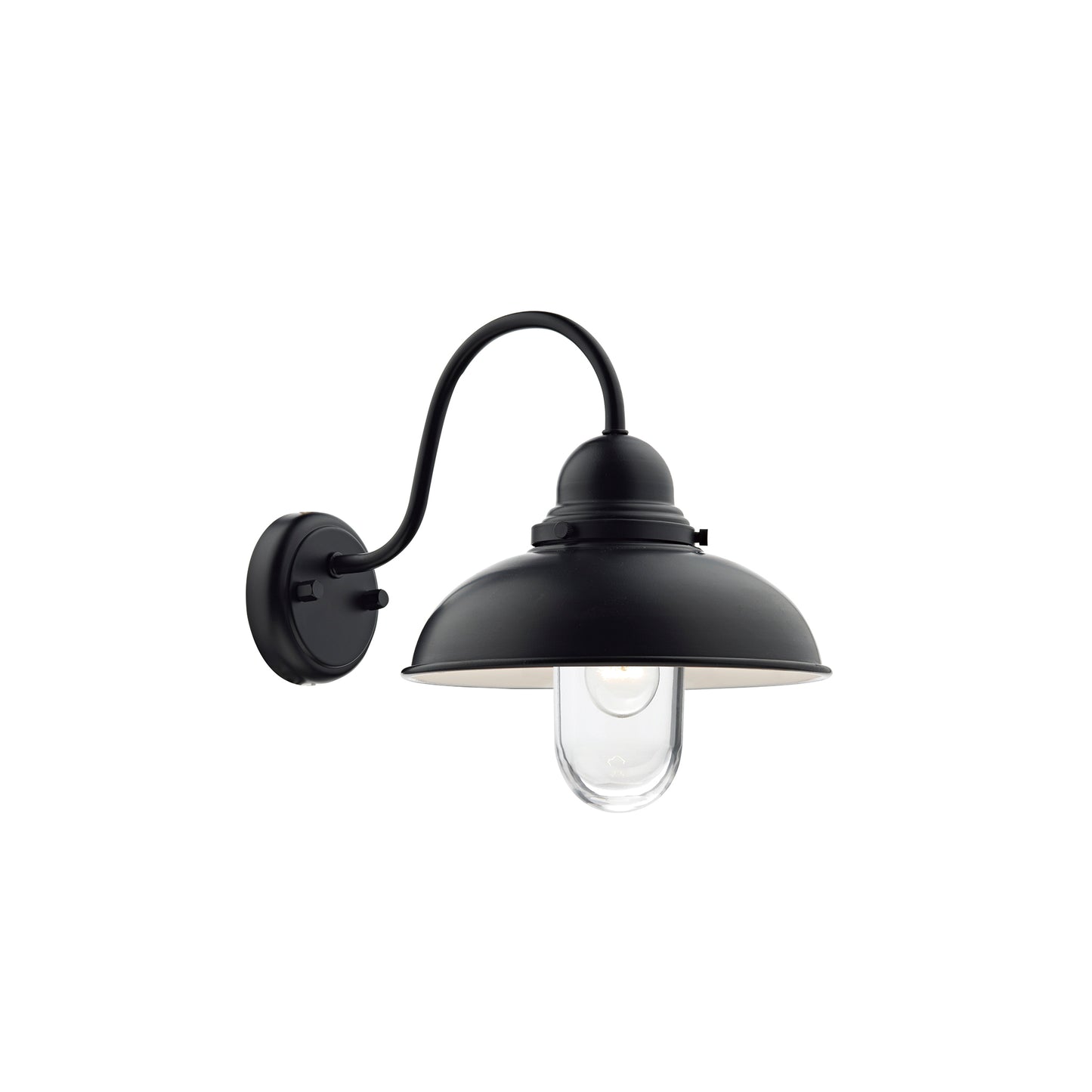 Dynamo Single Wall Light with Curved Arm IP44