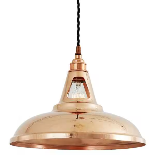 Minsk Industrial Copper Pendant