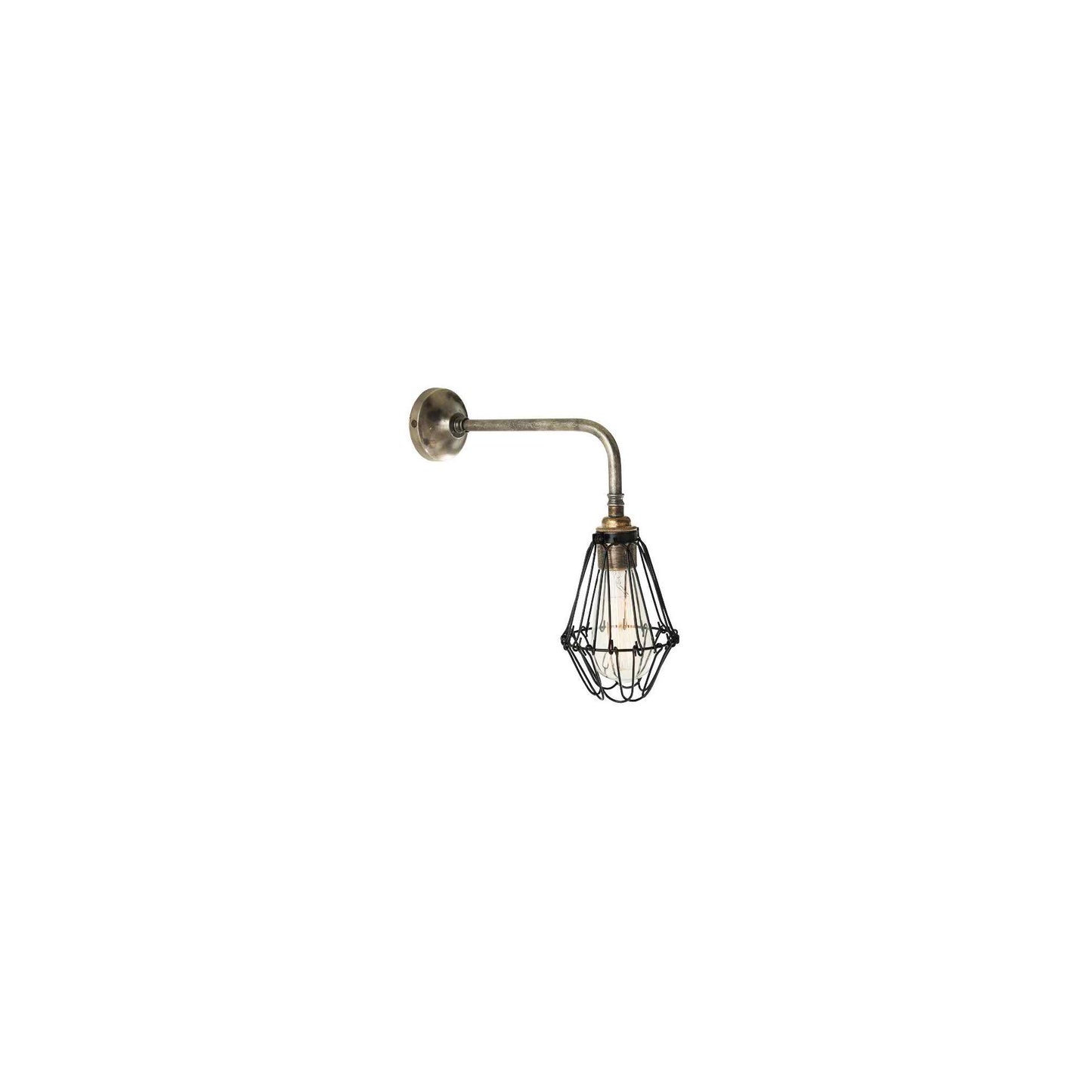 Praia Vintage Cage Wall Light