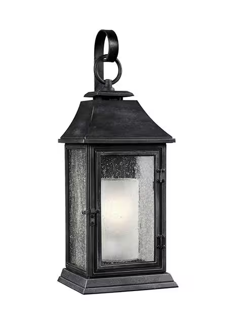 Shepherd Wall Lantern Dark Weathered Zinc