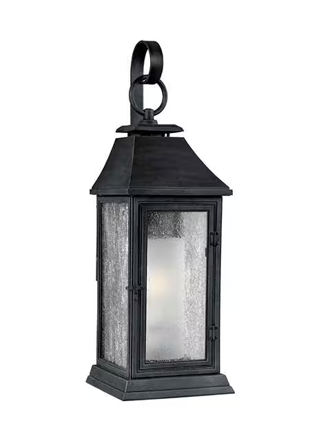 Shepherd Wall Lantern Dark Weathered Zinc