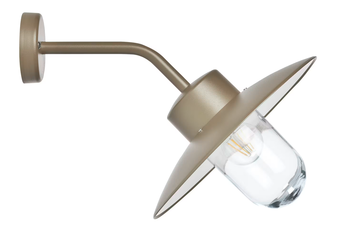 Belcour Model 8 Clear Glass Wall Fitting