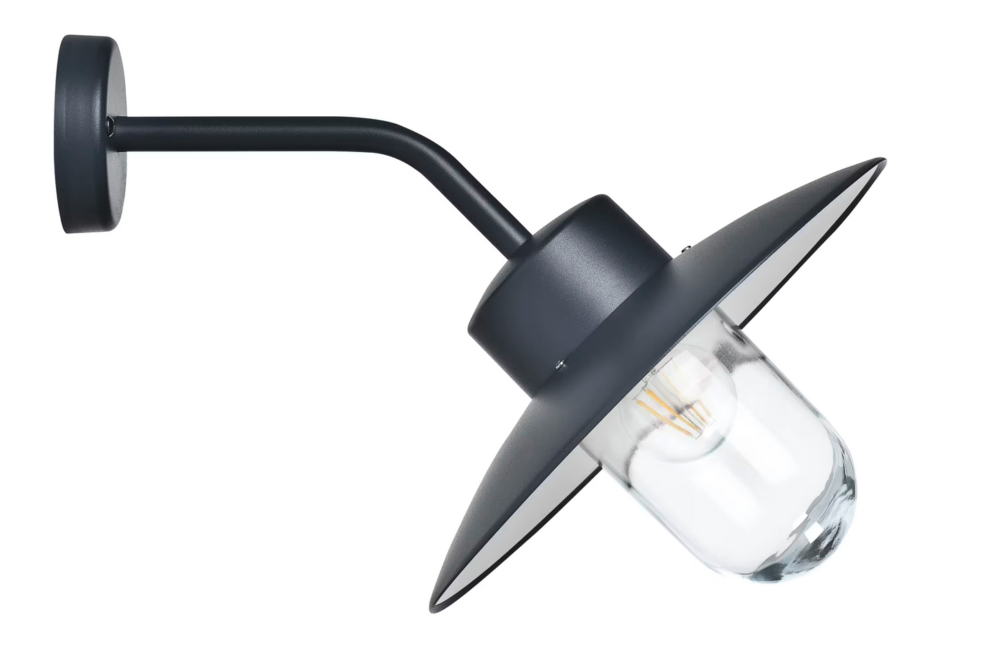 Belcour Model 8 Clear Glass Wall Fitting