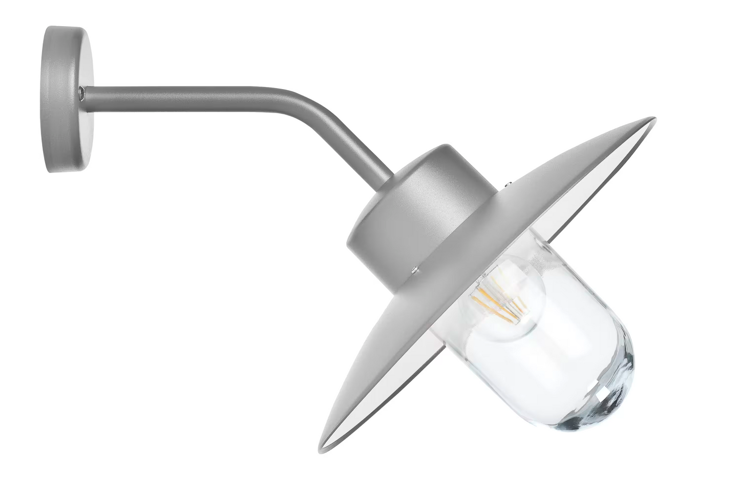 Belcour Model 8 Clear Glass Wall Fitting