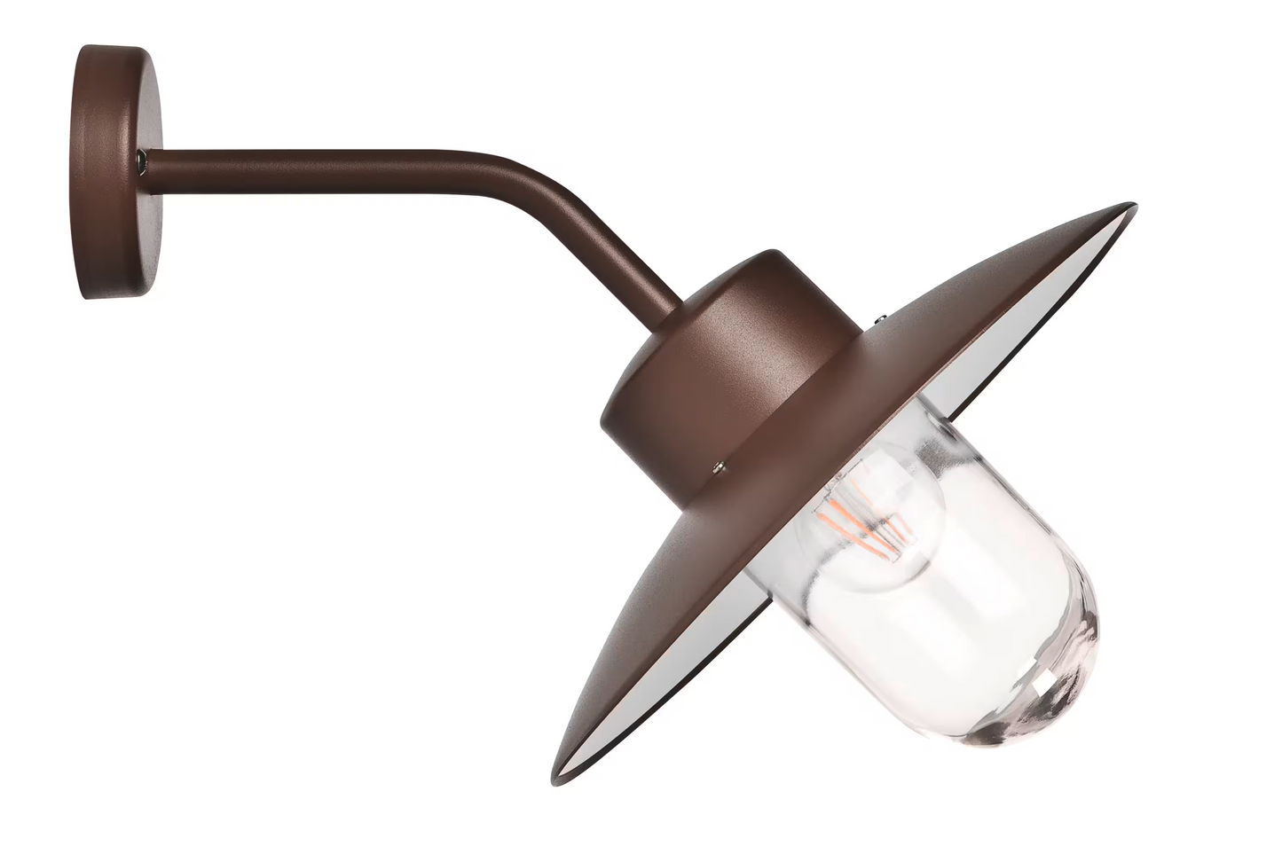 Belcour Model 8 Clear Glass Wall Fitting