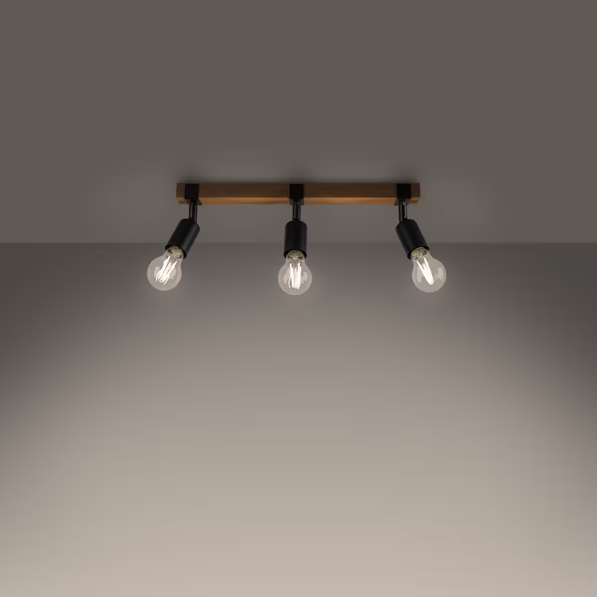 Zuca 3 Ceiling Light in Black