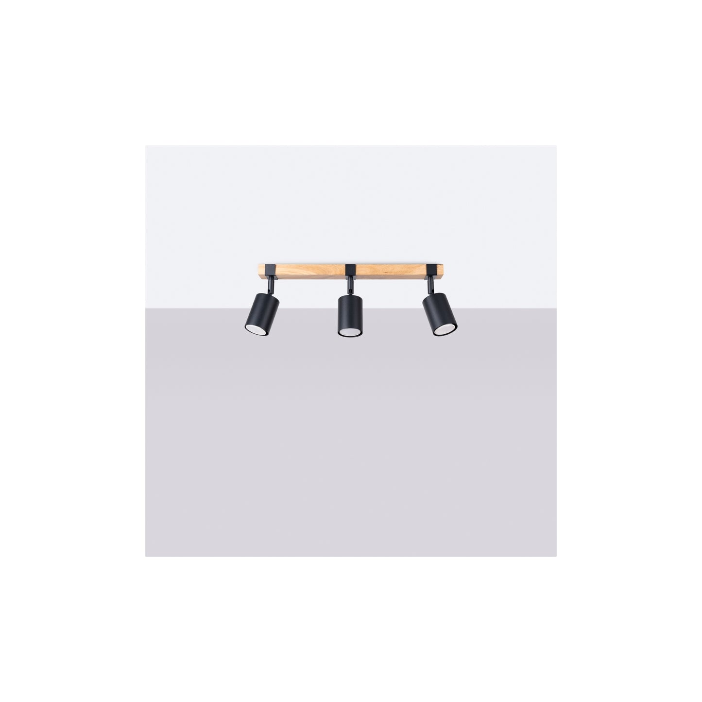 Fager 3 Ceiling Light in Black